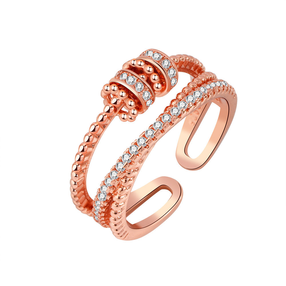 Personalised Fidget Ring Gift Set (Adjustable Size)