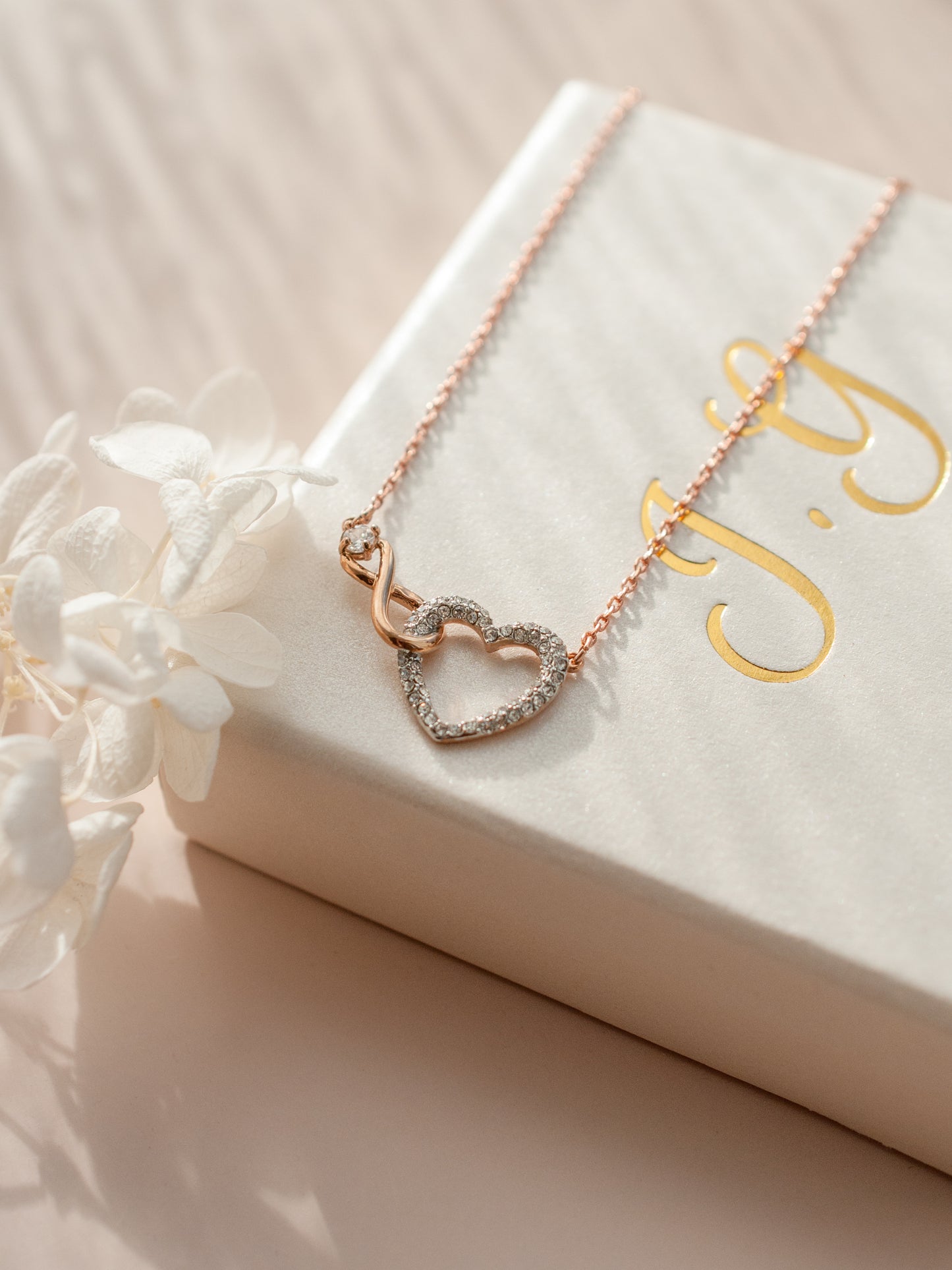 Mother & Daughter Infinity Heart Necklace - Mothers Day Gift Set