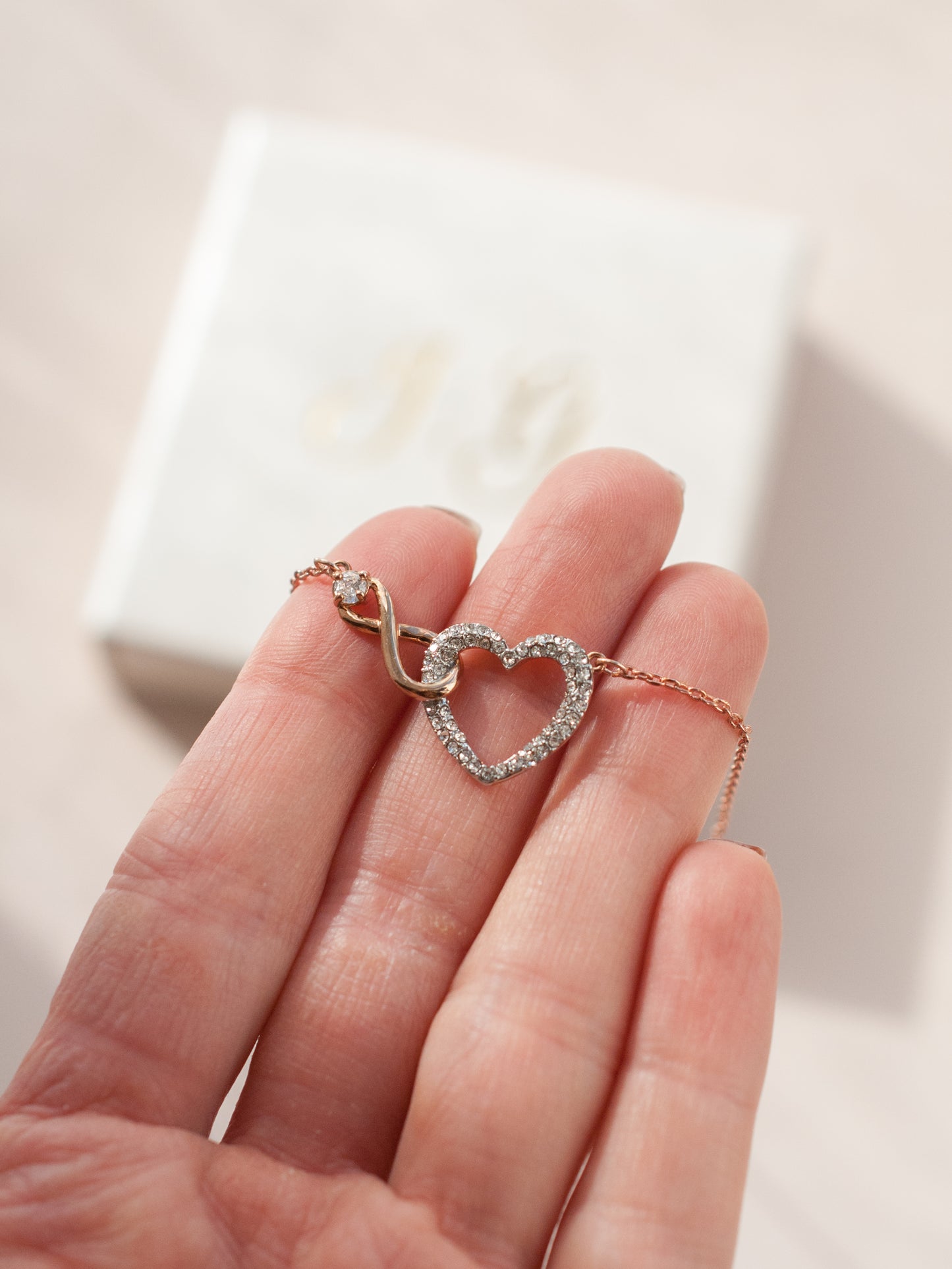 Mother & Daughter Infinity Heart Necklace - Mothers Day Gift Set