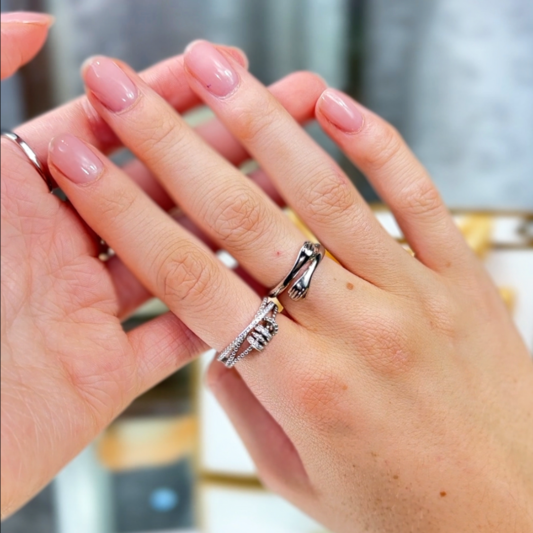 Personalised Fidget Ring Gift Set (Adjustable Size)
