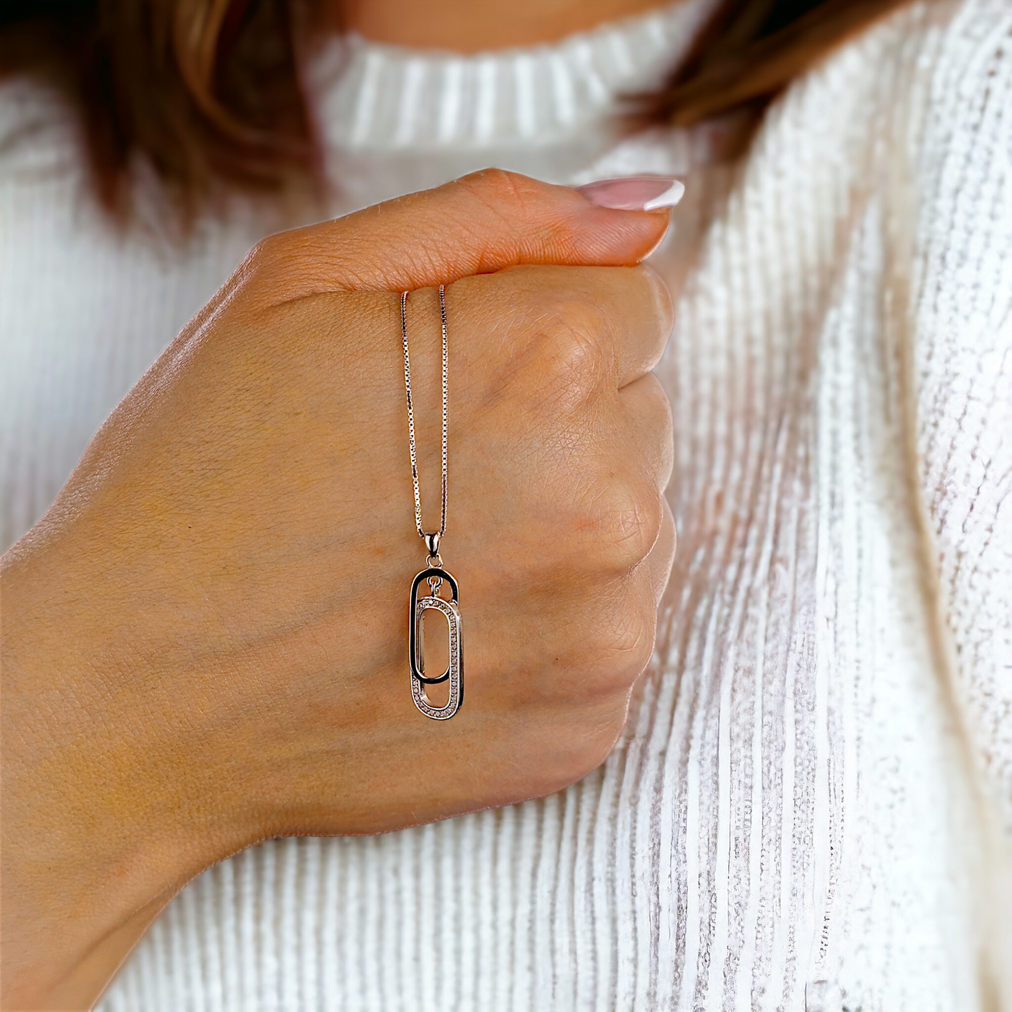 Mother & Daughter Forever Linked Together Necklace - Mothers Day Gift Set