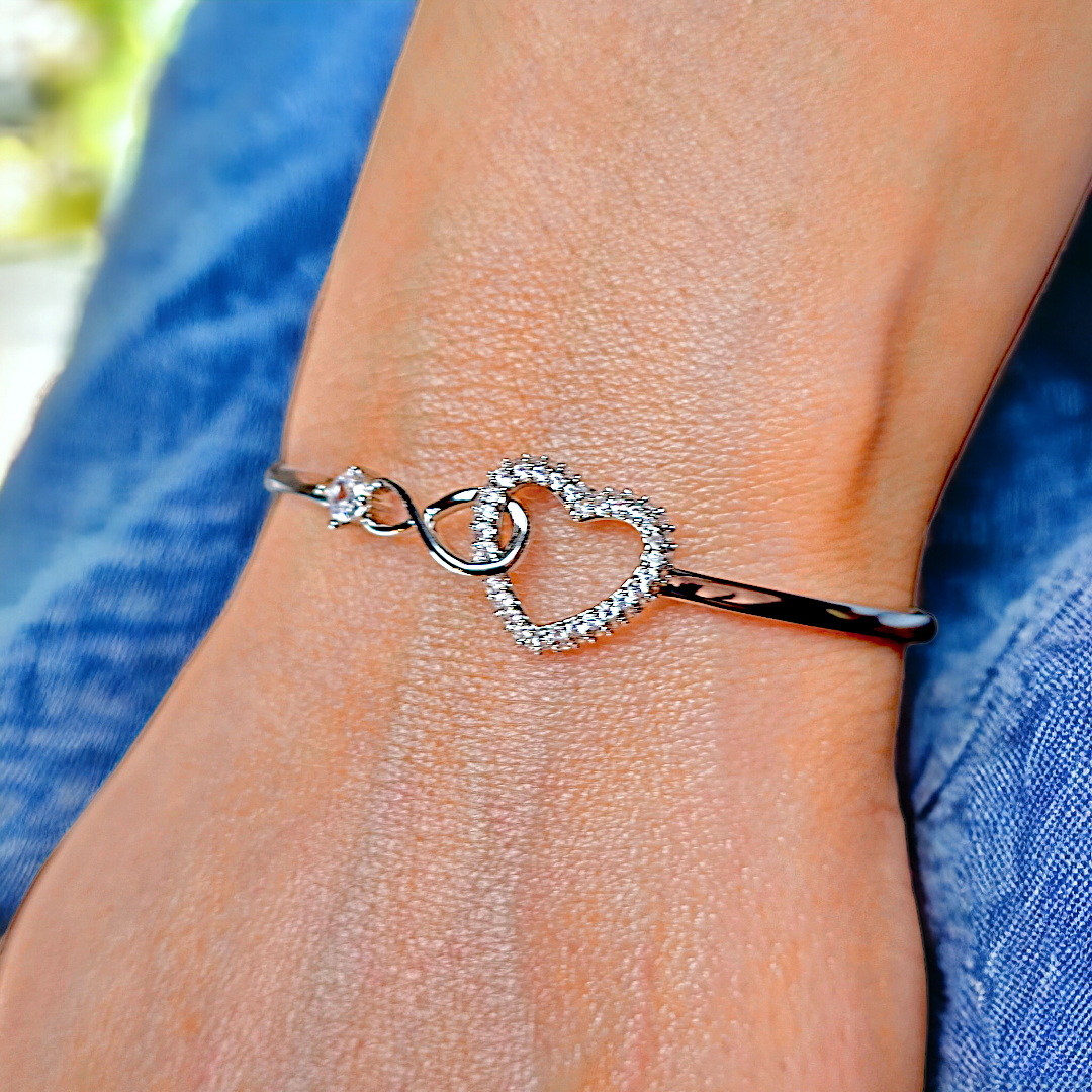 For My Daughter - Infinity Heart Bracelet