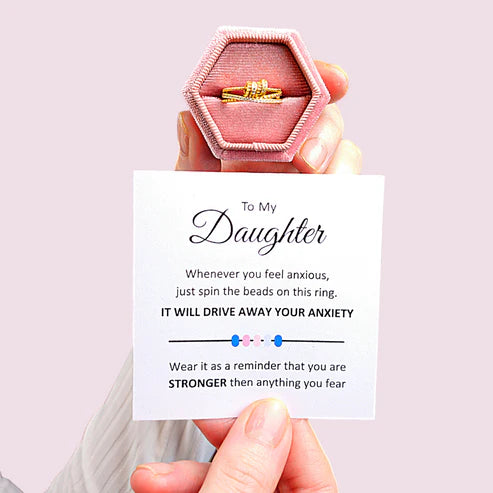 To My Grandaughter Fidget Ring