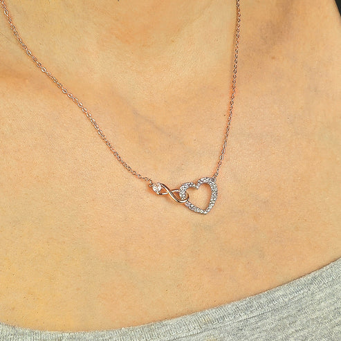 Soul Sister Infinity Heart Necklace