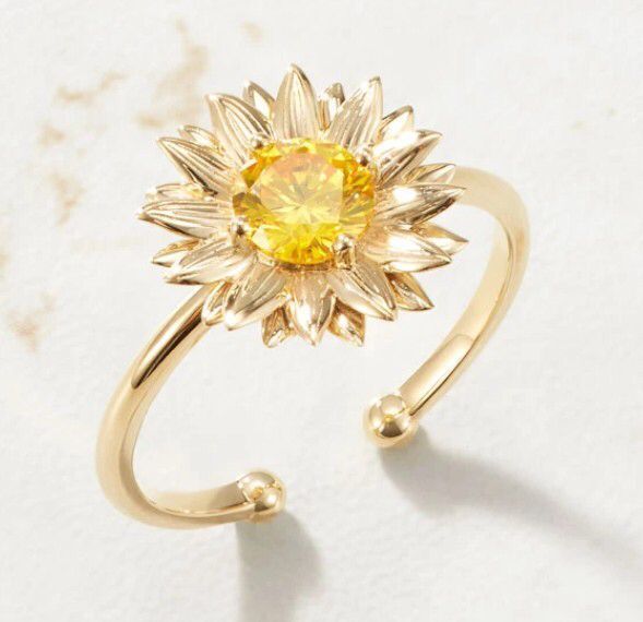 For My Daughter - Sunflower Ring