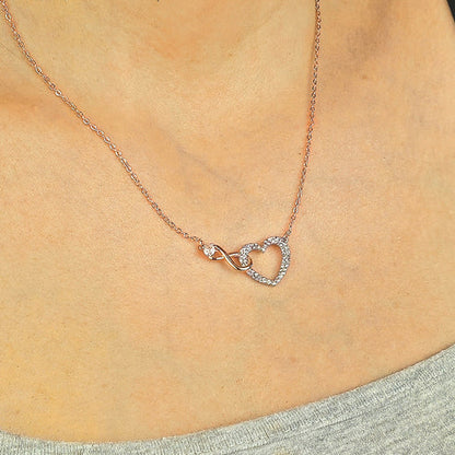 Soul Sister Infinity Heart Necklace
