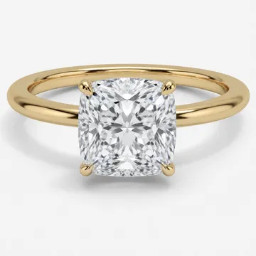 Cushion Cut Celebration Ring