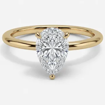 Pear Shape Diamond Ring